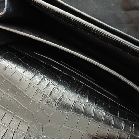 ‼️ SOLD ‼️YSL Sunset Crocodile Leather Crossbody Bag - Picture 6 of 16